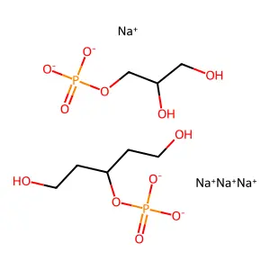 甘油磷酸二钠 structure