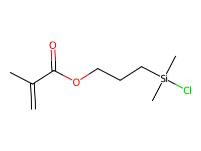 3-(Chlorodimethylsilyl)propyl methacrylate structure