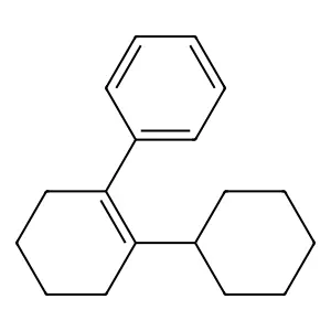 (2-Cyclohexylcyclohexen-1-yl)benzene structure