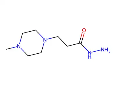 3-(4-Methylpiperazin-1-yl)propanehydrazide structure