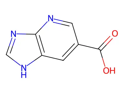 3H-imidazo(4,5-b)pyridine-6-carboxylic acid structure
