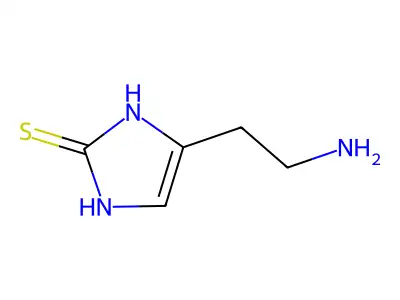4-(2-Aminoethyl)-1,3-dihydro-2H-imidazole-2-thione structure