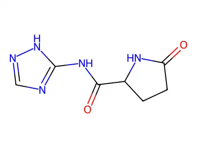 5-Oxo-N-1H-1,2,4-triazol-3-ylpyrrolidine-2-carboxamide structure