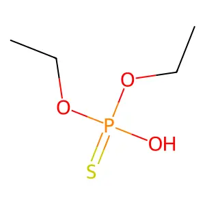O,O-二乙基硫代磷酸酯 structure