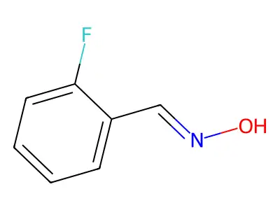 Benzaldehyde, 2-fluoro-, oxime structure