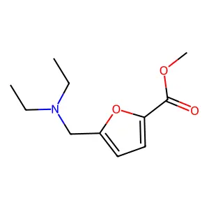 Ethyl 1,2,2-tricyano-3-ethyl-3-methylcyclopropanecarboxylate structure