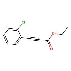 Ethyl 3-(2-chlorophenyl)prop-2-ynoate structure