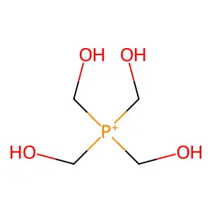 Tetrakis(hydroxymethyl)phosphonium structure