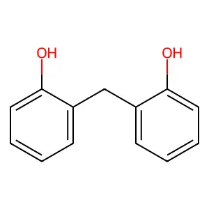 Bis(2-hydroxyphenyl)methane structure