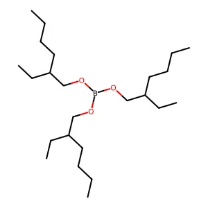 三(2-乙基己基)硼酸酯 structure