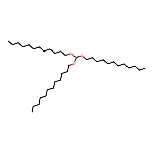 Boric acid (H3BO3) O,O,O-tridodecyl ester structure