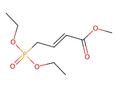4-(Diethoxy-phosphoryl)-but-2-enoic acid methyl ester structure
