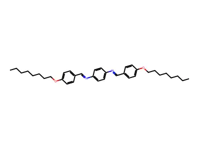 1,4-Benzenediamine, N1,N4-bis((4-(octyloxy)phenyl)methylene)- structure