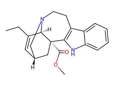 Catharanthine structure