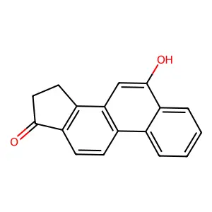 17H-Cyclopenta(a)phenanthren-17-one, 15,16-dihydro-6-hydroxy- structure
