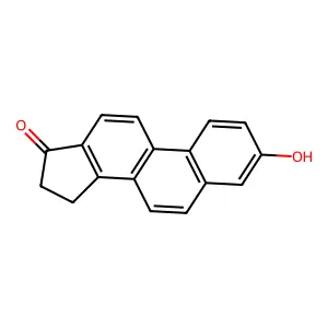 17H-Cyclopenta(a)phenanthren-17-one, 15,16-dihydro-3-hydroxy structure
