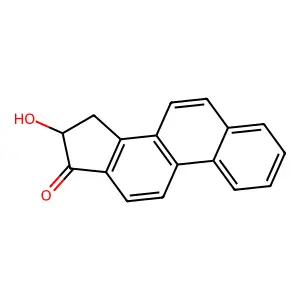 17H-Cyclopenta(a)phenanthren-17-one, 15,16-dihydro-16-hydroxy- structure