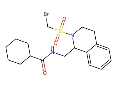 C18H25BrN2O3S structure