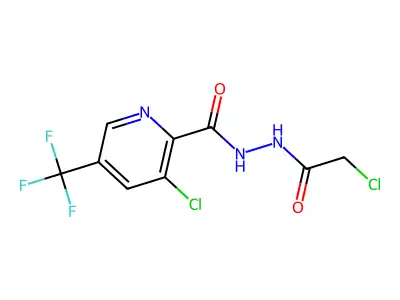 N'2-(2-chloroacetyl)-3-chloro-5-(trifluoromethyl)pyridine-2-carbohydrazide structure