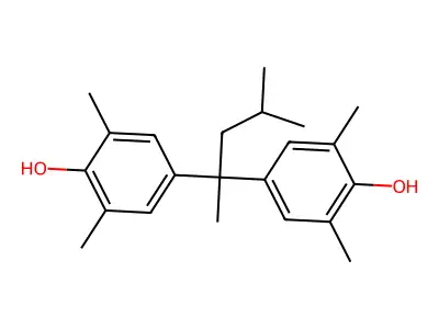 4-[1-(4-Hydroxy-3,5-dimethylphenyl)-1,3-dimethylbutyl]-2,6-dimethylphenol structure