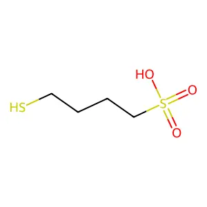 4-巯基丁烷-1-磺酸 structure