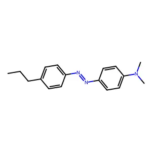 N,N-Dimethyl-p-((p-propylphenyl)azo)aniline structure