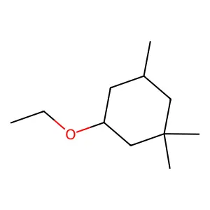 Cyclohexane, 3-ethoxy-1,1,5-trimethyl-, cis- structure