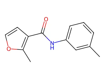 2-methyl-N-(3-methylphenyl)furan-3-carboxamide structure