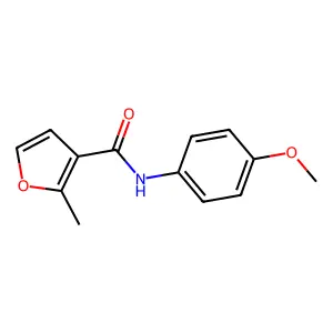N-(4-methoxyphenyl)-2-methylfuran-3-carboxamide structure