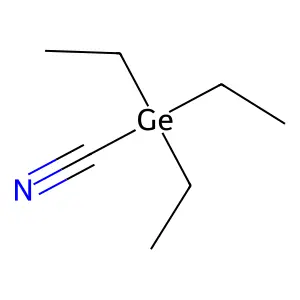 Triethylgermylformonitrile structure