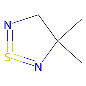 1,2,5-Thia(s(iv))diazole, 3,4-dihydro-3,3-dimethyl- structure