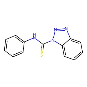 N-phenyl-1H-1,2,3-benzotriazole-1-carbothioamide structure