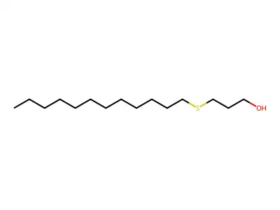 1-Propanol, 3-(dodecylthio)- structure