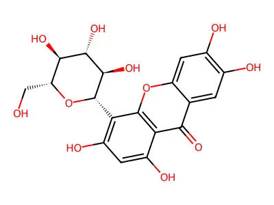 Isomangiferin structure