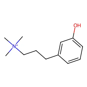3-(3-Hydroxyphenyl)propyltrimethylammonium structure