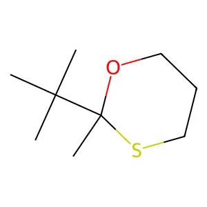 2-tert-Butyl-2-methyl-1,3-oxathiane structure