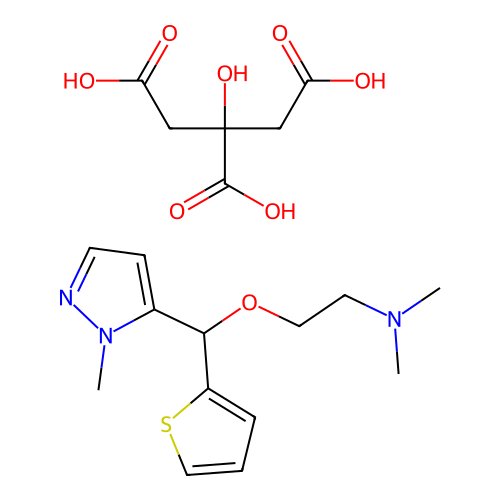 Dilopetine Citrate structure