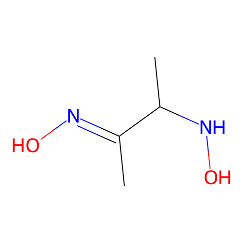 3-Hydroxyamino-2-butanone oxime structure
