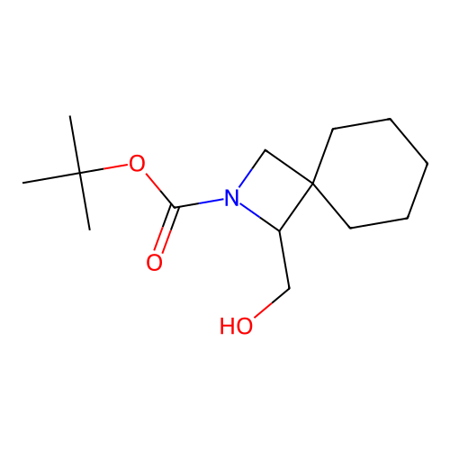 Tert-butyl 1-(hydroxymethyl)-2-azaspiro[3.5]nonane-2-carboxylate structure