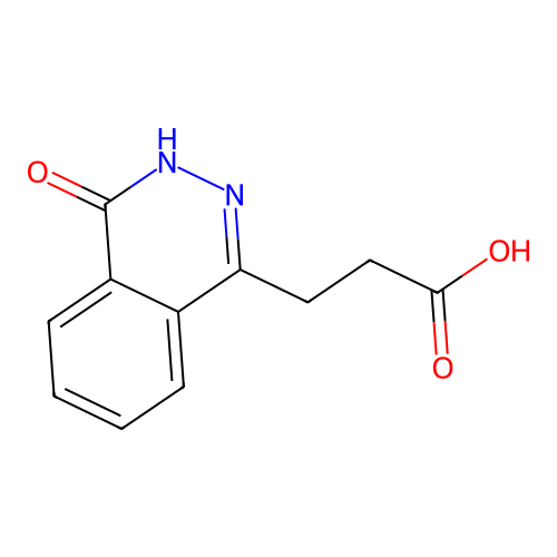 3-(4-Oxo-3,4-dihydrophthalazin-1-yl)propanoic acid structure