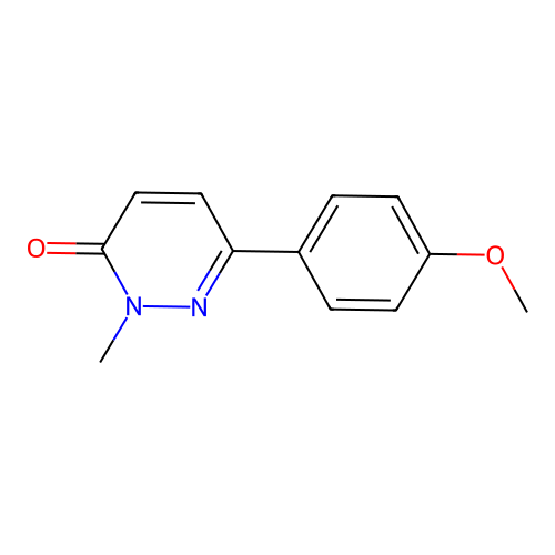 6-(4-Methoxyphenyl)-2-methylpyridazin-3-one structure
