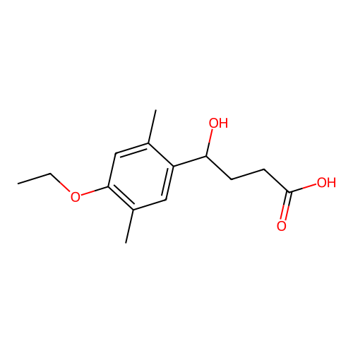 4-(4-Ethoxy-2,5-dimethyl-phenyl)-4-hydroxy-butyric acid structure
