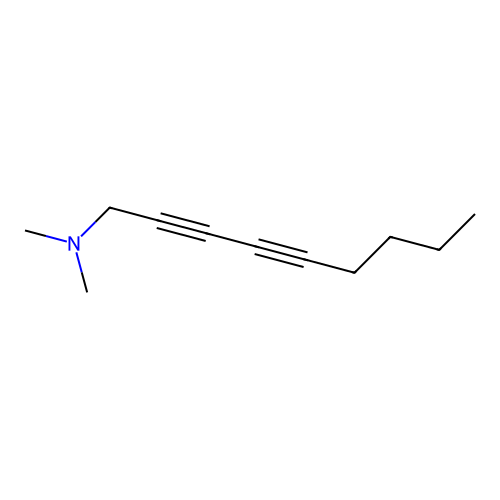 Dimethylnona-2,4-diynylamine structure