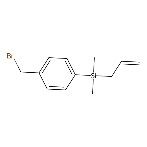 [4-(Bromomethyl)phenyl]-dimethyl-prop-2-enylsilane structure