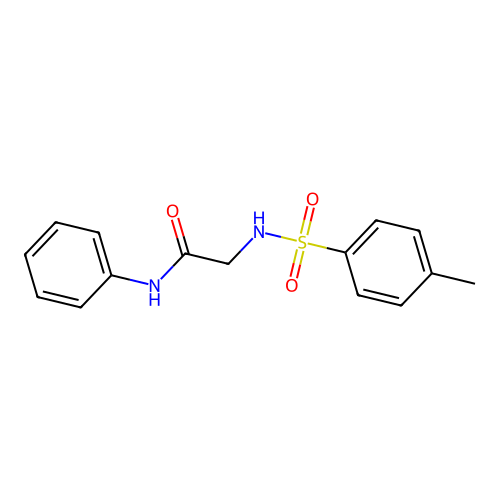 N-Phenyl-2-(toluene-4-sulfonylamino)-acetamide structure