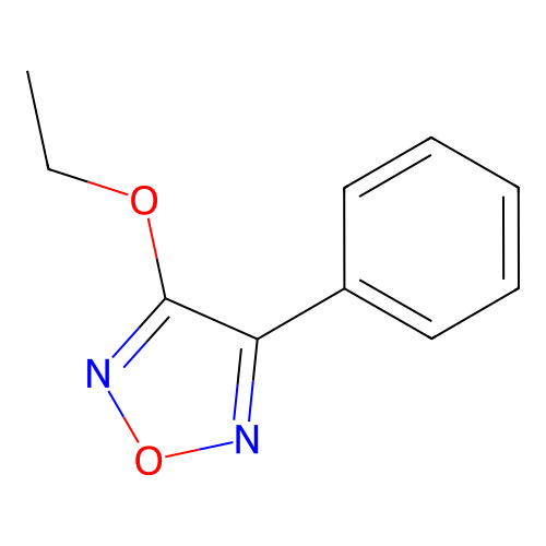 3-Ethoxy-4-phenyl-1,2,5-oxadiazole structure