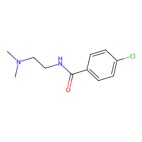 4-Chloro-N-[2-(dimethylamino)ethyl]benzamide structure