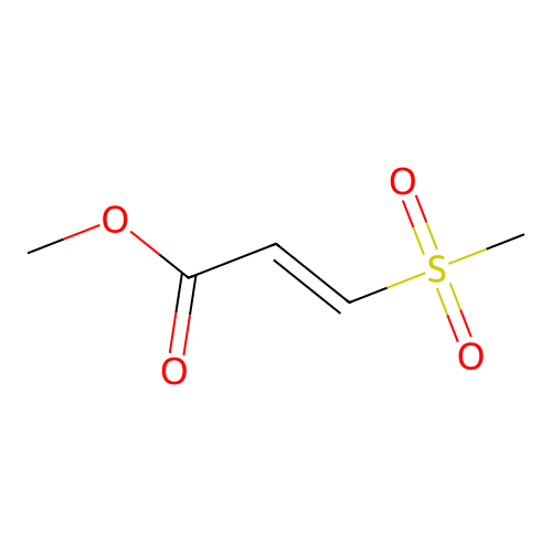 methyl (E)-3-methylsulfonylprop-2-enoate structure