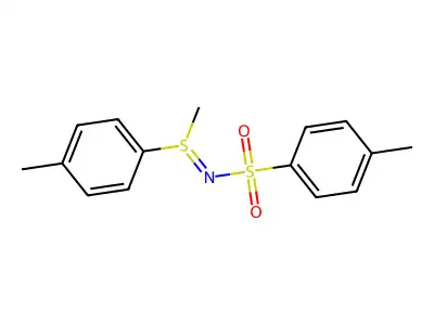 4-methyl-N-[methyl-(4-methylphenyl)-lambda4-sulfanylidene]benzenesulfonamide structure