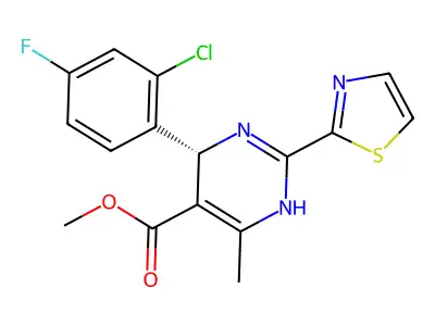 C16H13ClFN3O2S structure